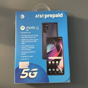 Moto G 5G Moonlight Grey AT&T Prepaid  - Afbeelding 1 van 4