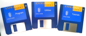 ✅ Animation Works~Gold Disk~3.5 Floppy~1990~RARE - Picture 1 of 6