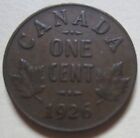 1926 petite pièce de cent du Canada. DATE CLÉ RJ