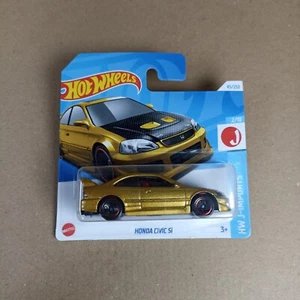 Tarjeta corta Honda Civic Si Gold Hot Wheels HTC41 2024 J-Imports Japón #45 - Imagen 1 de 2