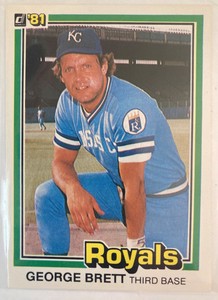1981 Donruss #100 George Brett HOF Kansas City Royals