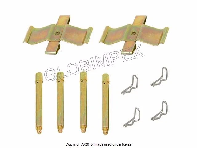 Kit de herrajes de pastillas de freno delanteras o traseras ATE OEM Porsche 911 (1965-1983) Foto 1 de 1