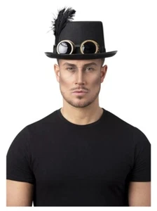 Gothic Victorian Steampunk top hat - Picture 1 of 1