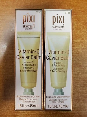 2 Pk: Pixi Beauty Vitamin C Caviar Balm Leave-On Mask 45ml (11D-2096) - Image 1 of 4