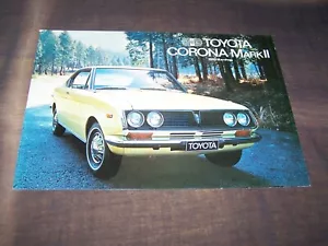 TOPRARITÄT Herrlicher Prospekt Toyota Corona MkII Hardtop von 1971 Schweiz !!! - Bild 1 von 2