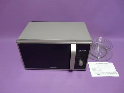 Samsung MG23F301TAS 800W Microwave Oven with Grill, 23L, Silver, 26 Programs - Image 1 of 4