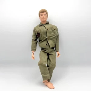 De colección Hasbro 1964 GI JOE Action Soldier 12" FIGURA MUÑECA Cicatriz Articulada Flocada - Imagen 1 de 5