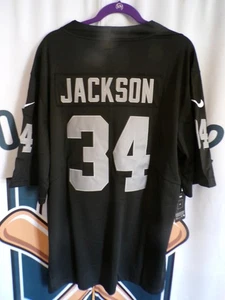 BO JACKSON - Brand New RAIDERS JERSEY! Size XL - NWT - Picture 1 of 4