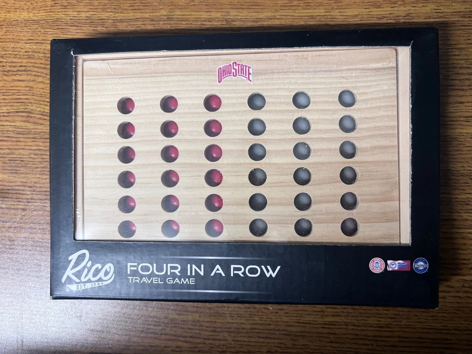 West Virginia Mountaineers Four in a Row Travel Game Rico Industries NCAA