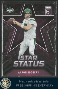 Aaron Rodgers 2023 Donruss Elite Star Status verde #15 New York Jets - Imagen 1 de 2