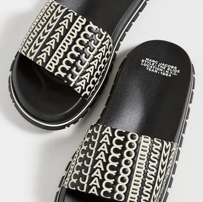 Marc Jacobs Monogram Slides  - Image 1 of 2