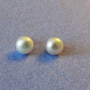 ZUCHTPERLEN OHRSTECKER, 14 Karat Gold-Fassung - Bild 1 von 6