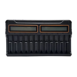 1.2V A AA AAA Ni-MH Ni-Cd 3.6V 17670 14500 16340 Li-ion 12 slot Battery Charger - Picture 1 of 23
