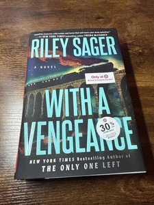 With A Vengeance by Riley Sager 2025 1st Edition Target Edition Hardcover DJ - Picture 1 of 3