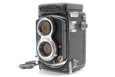 [EXC+5] Minolta Autocord 6x6 TLR Film Camera MXV Rokkor 75mm f3.5 From JAPAN - Image 1 of 4