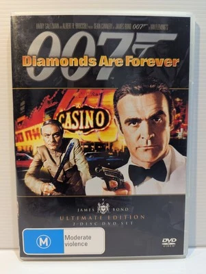 Diamonds Are Forever Ultimate Edition (DVD, 1971) | Region 4 | James Bond 007 - image 1 of 3