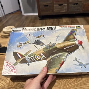 1970er Vintage Revell Hawker Hurricane Mk 1 1/32 H-217 Modellbausatz CIOB - Bild 1 von 10