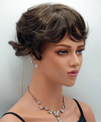 TOP CROWN TOPPER por Jon Renau, ¡LIQUIDACIÓN! Color 8 (Natural Neutro Medio Marrón) Foto 1 de 4