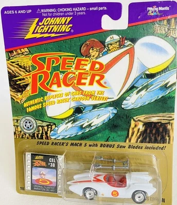 Johnny Lightning SPEED RACER MACH 5 with Saw Blades Mach 5 Diecast Car with Saw - Image 1 of 3