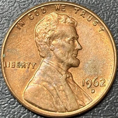 1962-D Lincoln Memorial Cent • BU+ to Almost Uncirculated • Denver Mint - Image 1 of 4