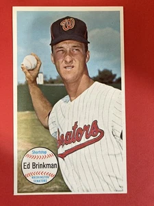 Tarjeta de béisbol Ed Brinkman de los senadores de Washington #27 ~ 1964 Topps Giants casi nueva - Imagen 1 de 2