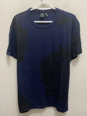 NUEVA G-Star Raw Camiseta Para Hombres XL Azul Manga Corta Cuello Redondo Algodón Nueva con Etiquetas Foto 1 de 4