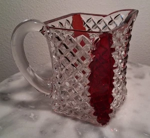 EAPG Fostoria No 301 Lorraine Ruby Stained Creamer - Picture 1 of 1