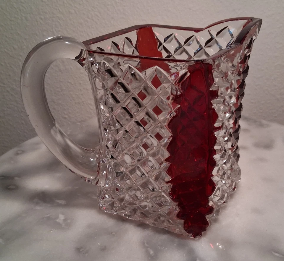 EAPG Fostoria No 301 Lorraine Ruby Stained Creamer - Image 1 of 1