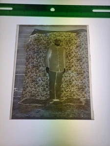 Rare!!Antique glass negative of Civil War Confederate Soldier 5"X7" - Picture 1 of 4