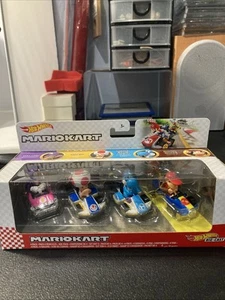 Hot Wheels: Mario Kart Toy Vehicle 4 Pack - Picture 1 of 6