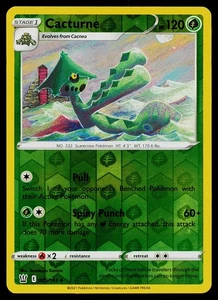 Pokemon Karte Cacturne 005/163 SWSH05: Kampfstile Reverse Holo - Bild 1 von 2