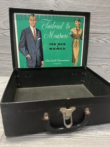 Verkäufer Musterkoffer Stone-Field Corp. Chicago Vintage Kleidung Kleidungsstück SIEHE BILDER - Bild 1 von 8