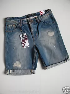 ONLY 95 LIMITLESS SHORT BERMUDA JEANS DELAVE GEALTERT 29 38-40 NEU MIT ETIKETT - Bild 1 von 3