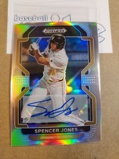 2022 Prizm Draft Picks Spencer Jones Auto Silver Prizm Yankees RC #PDP25