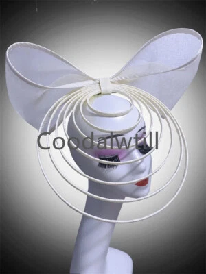 Chapéu Fascinators Feminino Casamentos Headwear Bow Party novo - Imagem 1 de 4