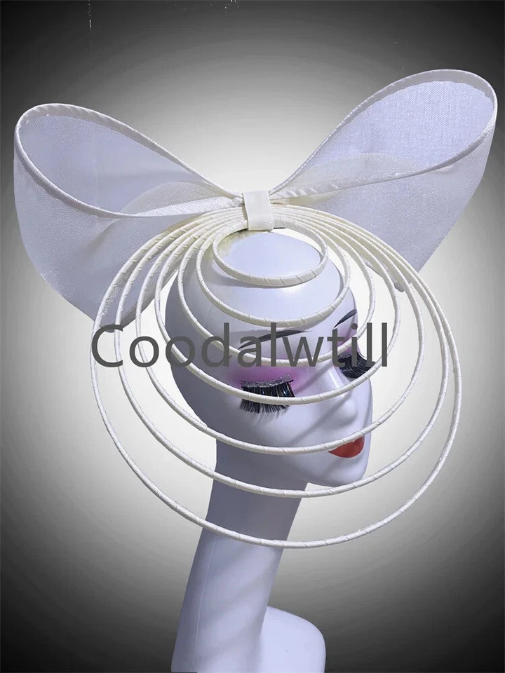 Sombrero Fascinadores Mujeres Bodas Prendas para la cabeza Arco Fiesta Nuevo Foto 1 de 4