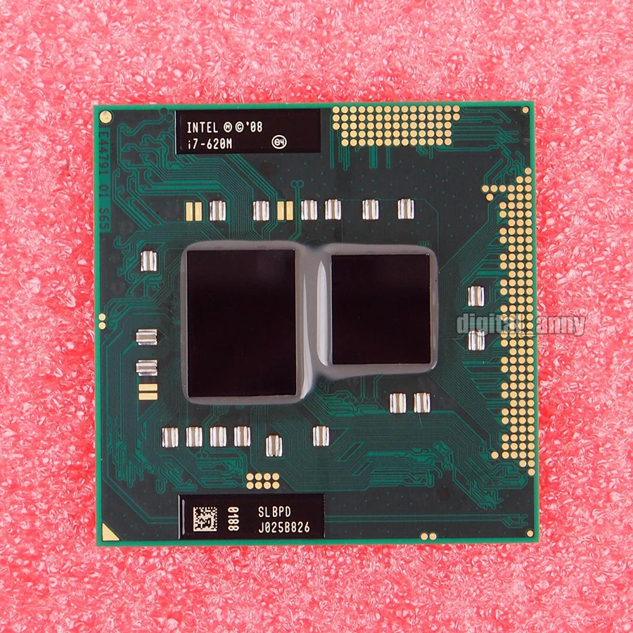 Intel Core i7-620M 2.66 GHz Dual-Core CPU Processor SLBPD SLBTQ Socket G1 - Image 1 of 1