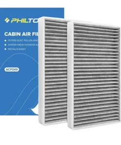 Filtro de aire de cabina PHILTOP, paquete de 2 repuestos para CF8791A - Imagen 1 de 7