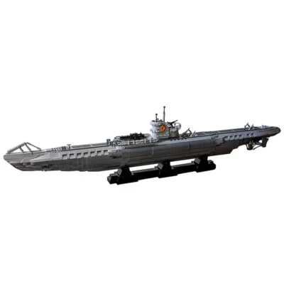 MOC: Type VII U-boat 1:55 Scale with Stand for Collection 4565 Pieces DIY - Image 1 of 4