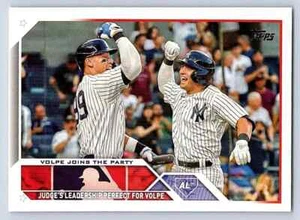 2023 AARON JUDGE - ANTHONY VOLPE YANKEES TOPPS UPDATE #US269 - Picture 1 of 2
