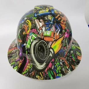 NUEVO ALA COMPLETA Sombrero Rígido Personalizado Sumergido en Hidro PEGATINA SINTONIZADOR BOMBA TURBO DE LOTE ANTIGUO - Imagen 1 de 5