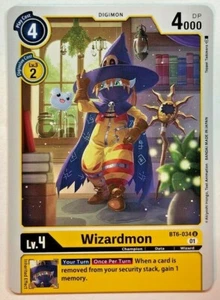 Digimon Wizardmon Doble Diamante BT6-034 NM/M - Imagen 1 de 1