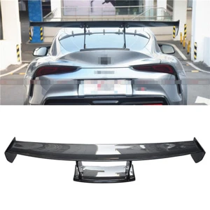 Carbon Fiber For Toyota Supra A90 A91 MK5 2019UP Rear Trunk Spoiler GT Wing Lip - Picture 1 of 12