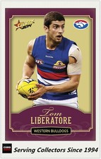 2014 SELECT AFL CHAMPIONS GOLD PARALLEL CARD CG215 TOM LIBERATORE -W.BULLDOGS