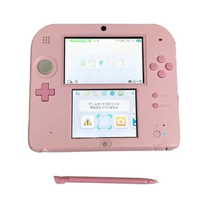 NINTENDO 2DS Handheld Console Stylus Pink Japanese Version Tested & Working - Picture 1 of 2
