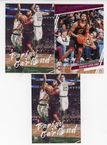 LOTE DE 3 TARJETAS 2019-20 Chronicles Darius Garland Luminance Bronce Rosa Prestige Radiocontrol - Imagen 1 de 1