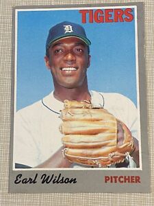 1970 Topps Baseball #95 Earl Wilson Detroit Tigers VG