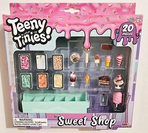 TEENY TINIES MINI PLAY SET SWEET SHOP ICE CREAM 20 PIECE SET FAST SHIPPING - Picture 1 of 4