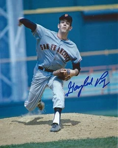 Gaylord Perry Signed 8x10 Photo San Francisco Giants Autographed COA & Proof - Picture 1 of 2