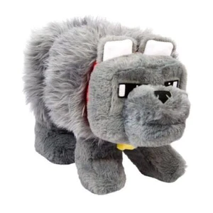 Ein Minecraft Film Plüschfigur mit Sound Dennis der Wolf 20 cm - Bild 1 von 7
